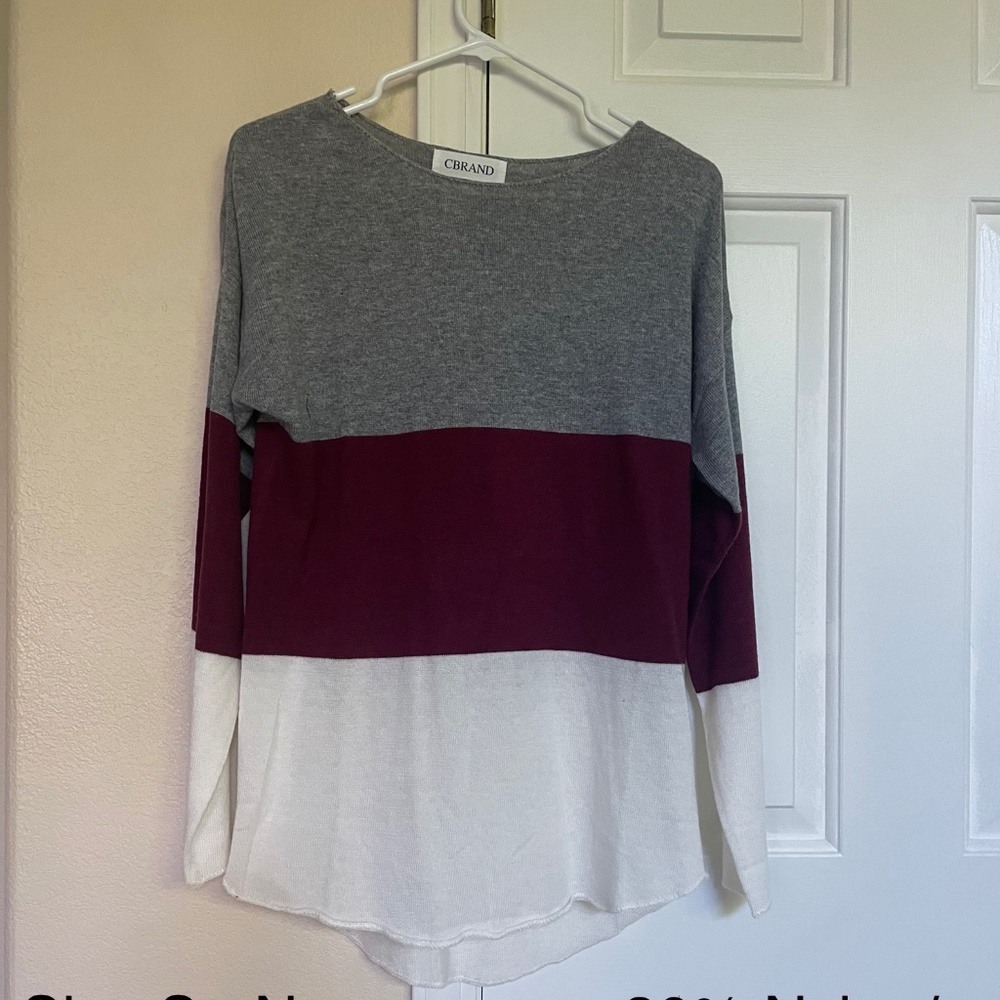 Color Block Sweater